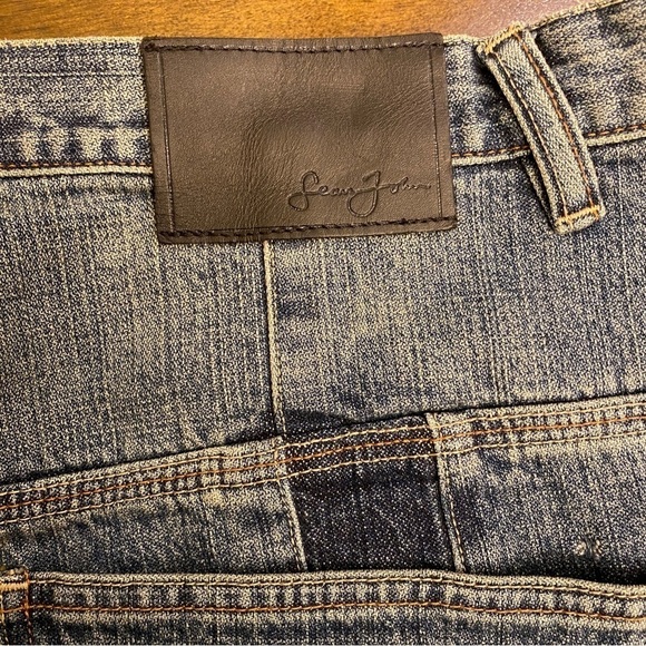 Sean John Sz 40 Denim Shorts Mens Baggy Y2K Rap Hip Hop Skate Urban Inseam 15.5” - Picture 7 of 12